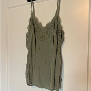 Abercrombie & Fitch Sage Green Lace Cami